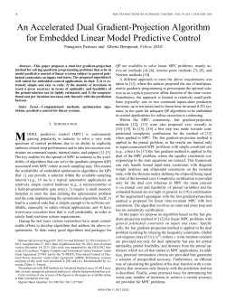 An Accelerated Dual Gradient-Projection Algorithm for Embedded