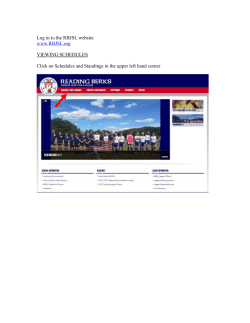 Log in to the RBJSL website www.RBJSL.org VIEWING