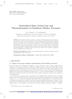 Generalized Mass Action Law and Thermodynamics of Nonlinear