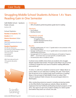 Struggling Middle School Students Achieve 1.4+ Years Reading