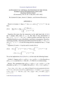 Optimal Inattention to the Stock Market With Information Costs and