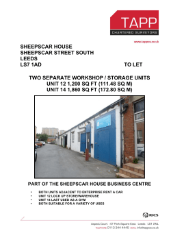 sheepscar house sheepscar street south leeds ls7 1ad to let two
