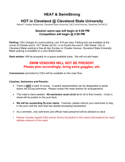 HOT in Cle team Warm-up and Meet Info
