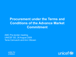 Explanation and overview of the AMC Procedures