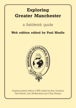 Angel Meadow - Manchester Geographical Society