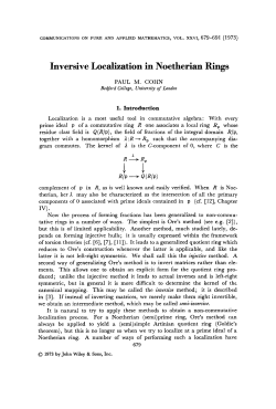 Inversive localization in noetherian rings
