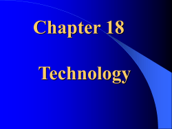 Chapter 18 Technology