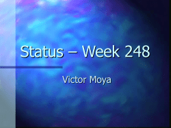 Status &ndash; Week 283