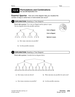 Permutations and Combinations