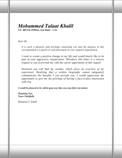 Mohammed Talaat Khalil