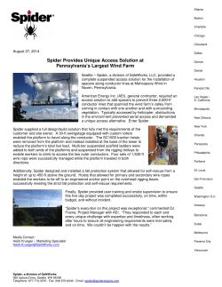 Spider Provides Unique Access Solution at