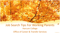 Job Search Tips For Working Parents
