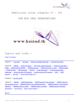 2nd Mates Orals notes - Maritime study material