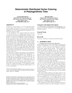 Deterministic Distributed Vertex Coloring in Polylogarithmic Time