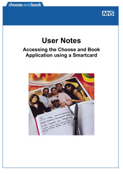 Choose and Book template