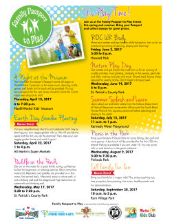 It`s Play Time! - St. Joseph County Health Department