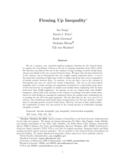 Firming Up Inequality