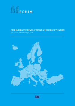 ECHI INDICATOR DEVELOPMENT AND DOCUMENTATION