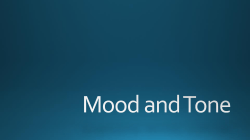 Mood and Tone