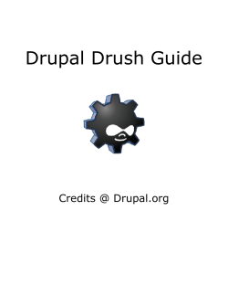 Drupal Drush Guide