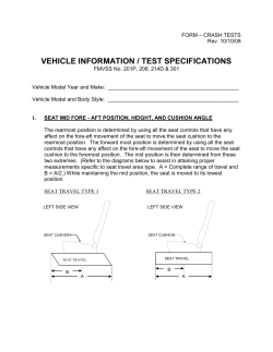 vehicle information / test specifications msword, 281 kb