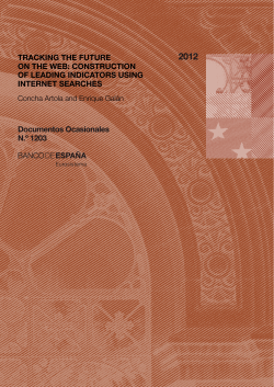 Tracking the future on the web: construction of