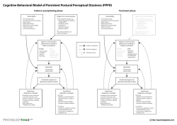 Cognitive Behavioral Model of Persistent