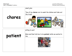 3rd Grade Imagine It Unit 1 Vocabulary Picture Cards