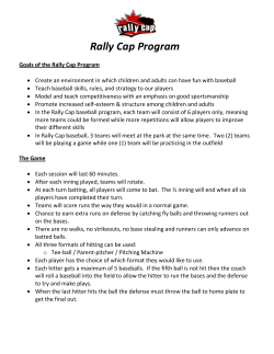 Rally Cap Program