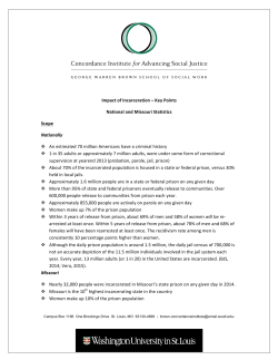 Impact of Incarceration - Institute for Advancing Justice Research