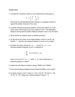 where mismatch(xi, yi) = 1, when xi = yiand 0 otherwise. Is