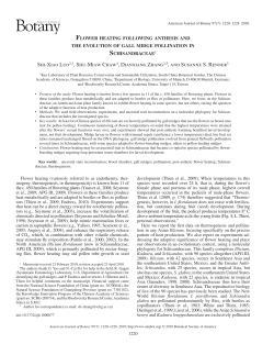Flower heating following anthesis and the evolution of gall midge
