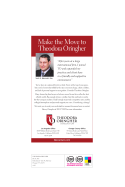 Make the Move to Theodora Oringher