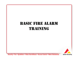 BASIC FIRE ALARM TRAINING