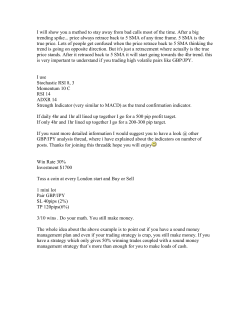 I will show you a method to stay away from bad calls