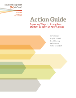 Action Guide-Exploring Ways to Strengthen Student Support and