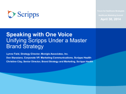 Building and Leveraging a Powerful Scripps Health Brand