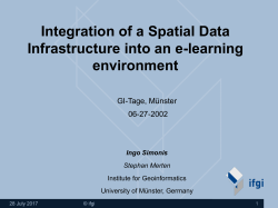 Multi-Criteria Decision Analysis in Interoperable Geoprocessing