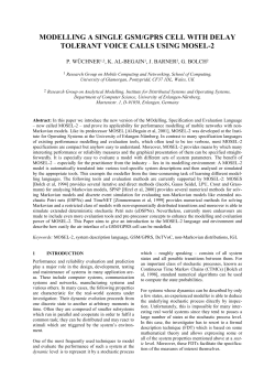 modelling of mobile networks using mosel-2