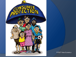 Consumer Protection