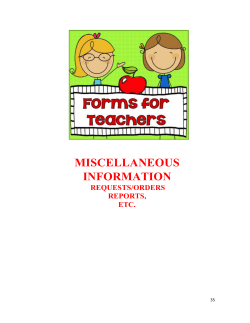 Forms Faculty - Public Schools of Robeson County