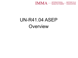 ASEP-03-06 - IMMA R41-04_ASEP presentation