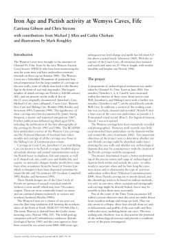 Iron Age and Pictish activity at Wemyss Caves, Fife