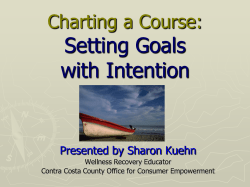 Charting a Course: The Power of Intention