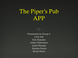 The Piper*s Pub APP