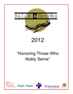 Honoring Those Who Nobly Serve