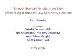 slides - MIT CSAIL Theory of Computation