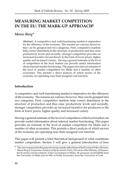 measuring market competition in the eu: the mark