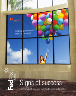 Signs of success