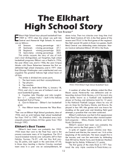 The Elkhart High School Story - Indiana Basketball Hall of Fame